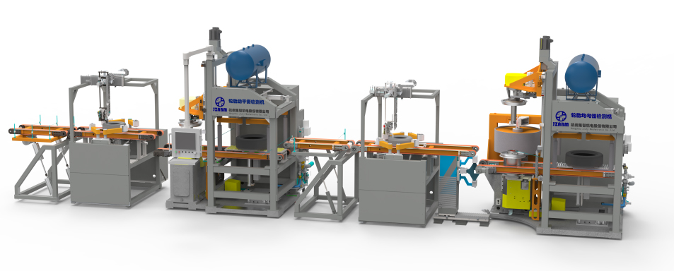 全自動(dòng)輪胎均勻性動(dòng)平衡檢測(cè)線